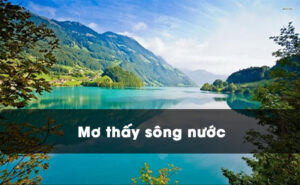 nằm mơ thấy sông nước đánh de con gì